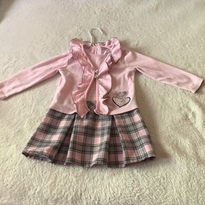 Young land baby toddler dress for 24 months old girl.